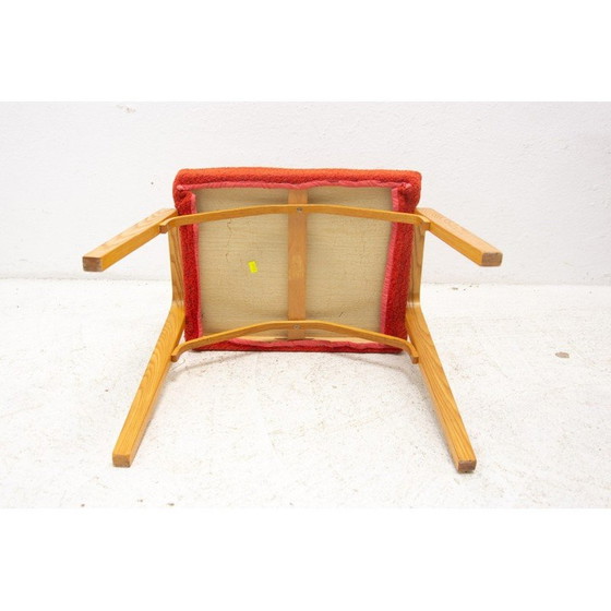 Image 1 of Tabouret vintage en bois courbé par Dřevopodnik Holešov, 1970