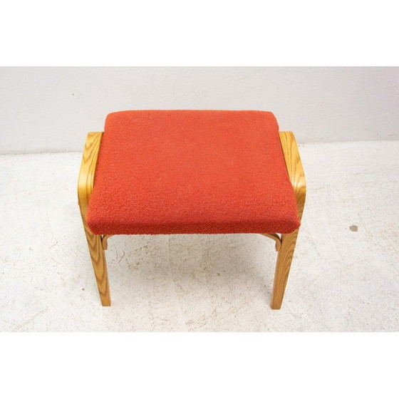 Image 1 of Tabouret vintage en bois courbé par Dřevopodnik Holešov, 1970
