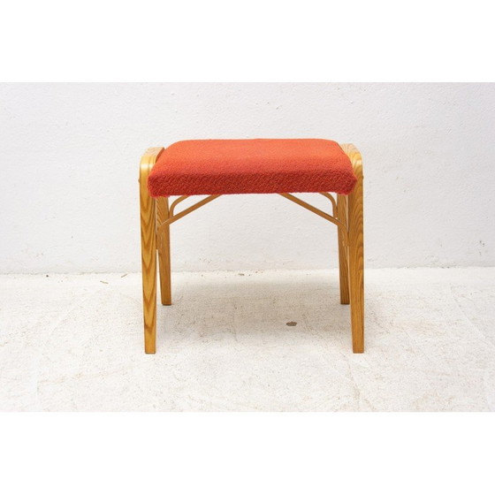 Image 1 of Tabouret vintage en bois courbé par Dřevopodnik Holešov, 1970