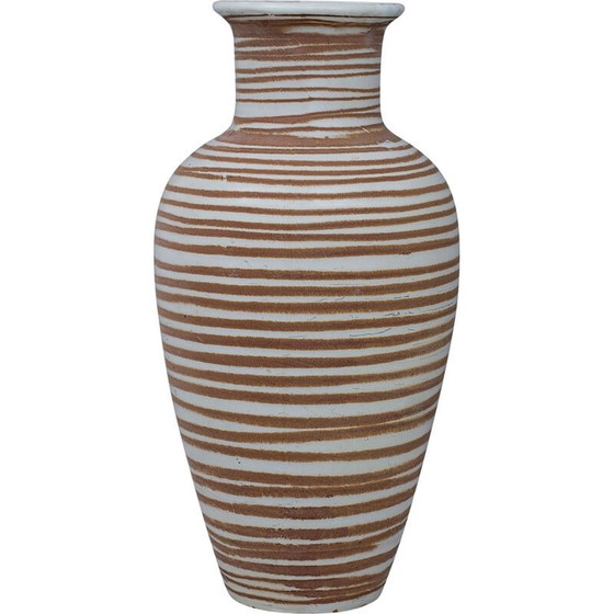 Image 1 of Vase de sol vintage en terre cuite par Anna-Lisa Thomson pour Upsala Ekeby, Suède, années 1940