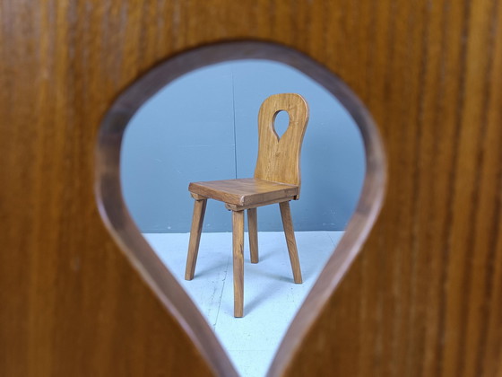 Image 1 of Chaises de salle à manger vintage brutaliste, ensemble de 4 - 1960S