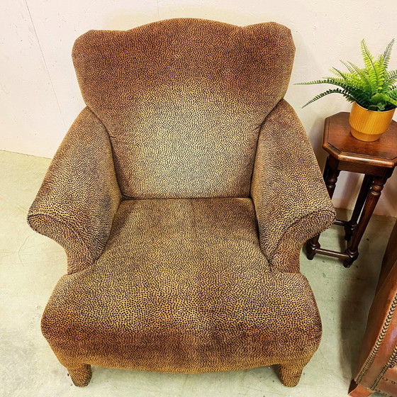 Image 1 of 2x Fauteuils à l'imprimé léopard