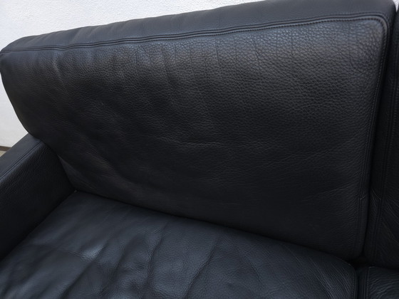 Image 1 of De Sede Ds 17 Canapé Noir Cuir Club Canapé design en cuir Canapé Desede