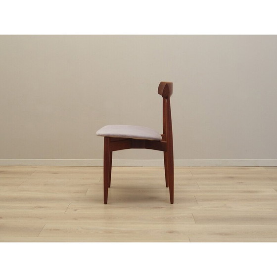 Image 1 of Ensemble de quatre chaises en teck, design danois, années 1960, designer : H.W. Klein