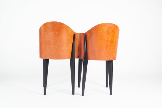 Image 1 of Chaises Saporiti "Toscana" par Piero Sartogo