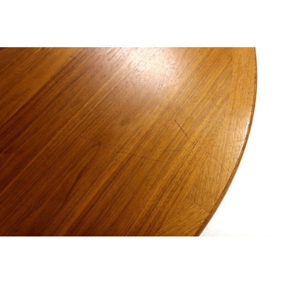 Image 1 of Table de salle à manger vintage en noyer, Suède 1960