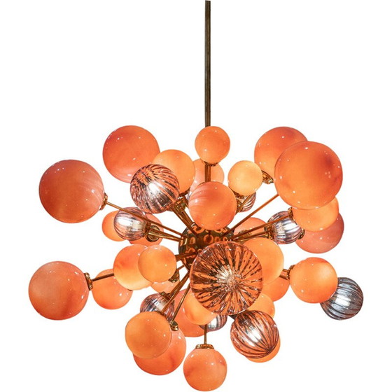 Image 1 of Lustre vintage en verre de Murano