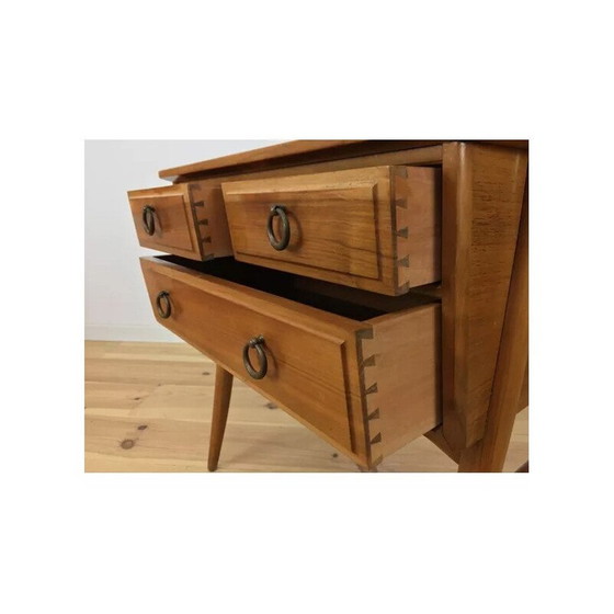 Image 1 of Console scandinave vintage en bois massif