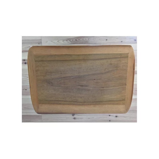 Image 1 of Console scandinave vintage en bois massif