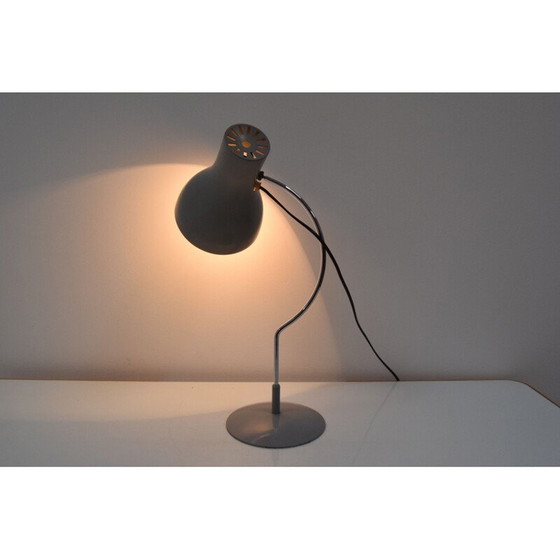 Image 1 of Lampe vintage en métal laqué et chrome par Josef Hurka pour Napako, Tchécoslovaquie 1970