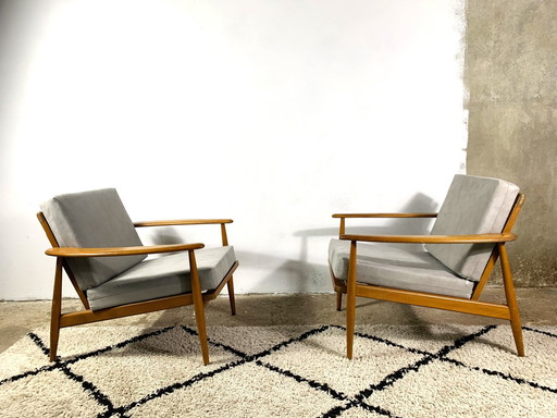  Chaises longues Mid Century