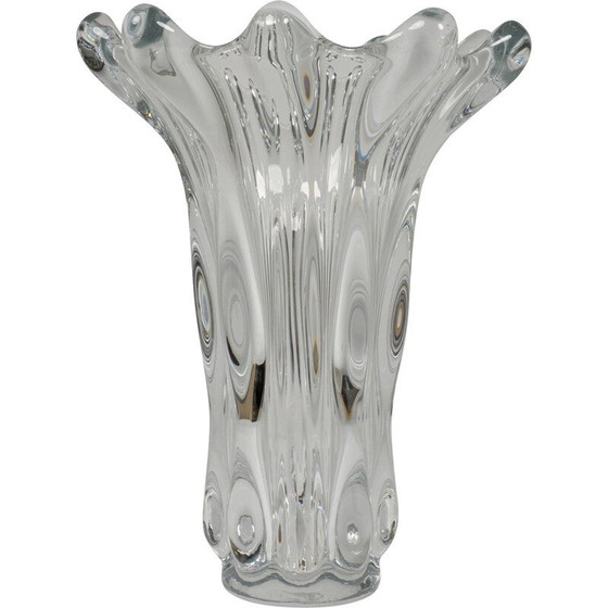 Image 1 of Vase corolle en cristal vintage, France 1920