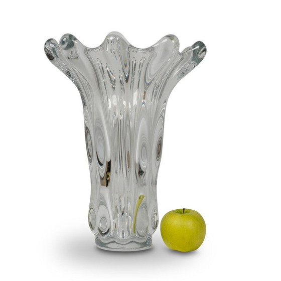 Image 1 of Vase corolle en cristal vintage, France 1920