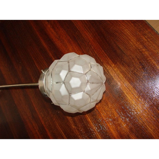 Image 1 of Pendentif vintage en métal, laiton et verre, 1930