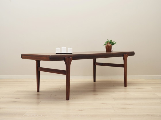 Image 1 of Banc en bois de rose, Design danois, 1960S, Designer : Johannes Andersen