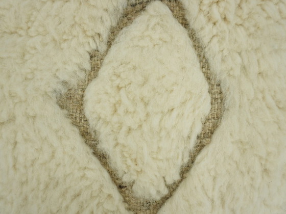 Image 1 of Tapis berbère - 252 Cm X 154 Cm - Laine blanche