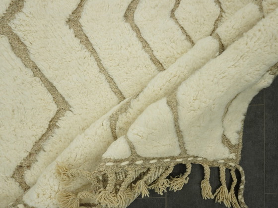 Image 1 of Tapis berbère - 252 Cm X 154 Cm - Laine blanche