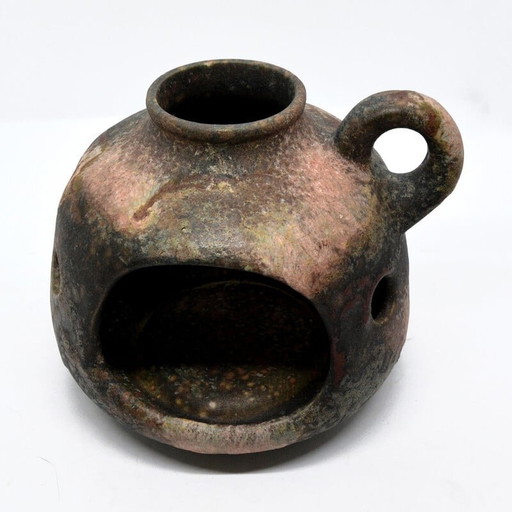 Cheminée vintage en céramique organique pour Ruscha Art, Allemagne 1970