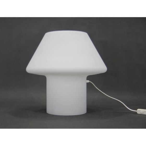 Image 1 of Lampe de table vintage en verre de Murano avec champignon, Italie années 2000