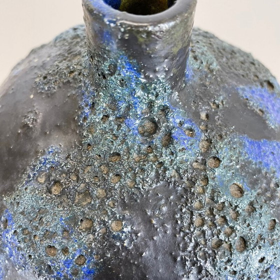 Image 1 of Vase vintage abstrait en céramique de Gerhard Liebenthron, Allemagne, années 1970