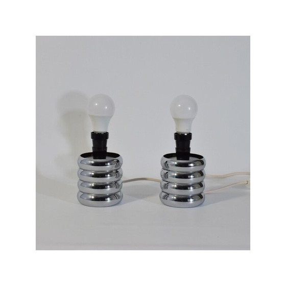 Image 1 of Paire de lampes Bulb opal vintage par Ingo Maurer, 1966