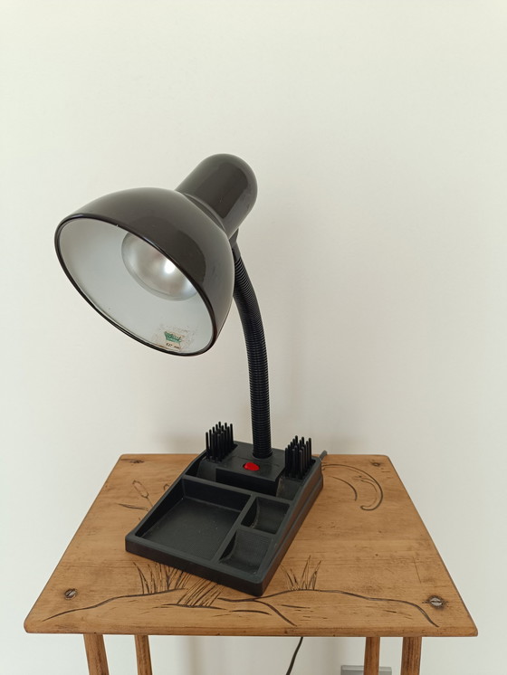 Image 1 of Lampe De Bureau Organisateur Années 70 