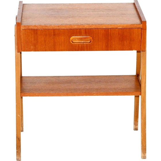 Image 1 of Table de chevet vintage en teck, Suède 1960