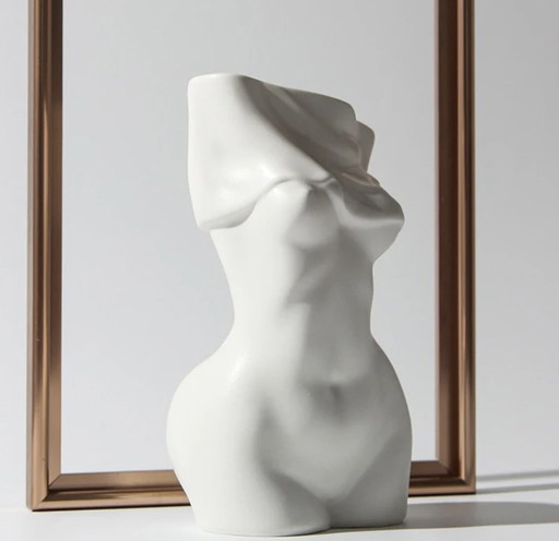 Vase Statue De Femme Céramique 