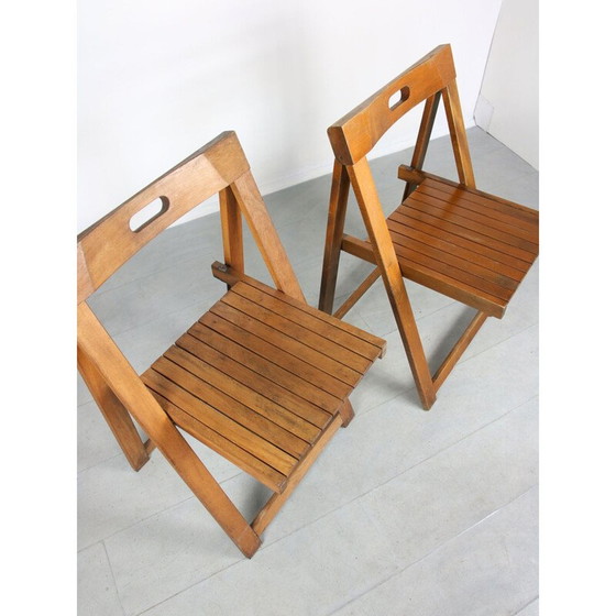 Image 1 of Paire de chaises Trieste vintage d'Aldo Jacober