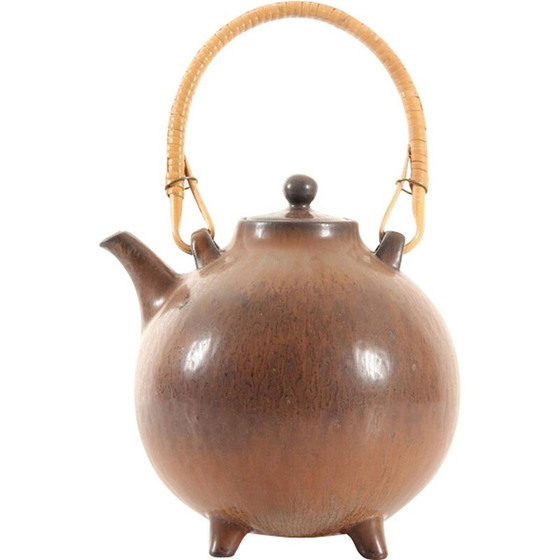 Image 1 of Théière scandinave vintage en céramique de Gunnar Nylund, 1960