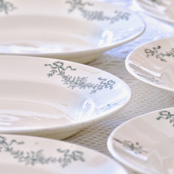 Image 1 of 6 Assiettes Longchamp "Sapho" Terre De Fer 