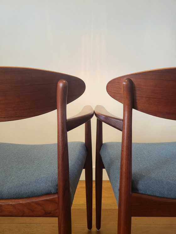 Image 1 of Ensemble de 2 fauteuils par Ejnar Larsen et Aksel Bender Madsen