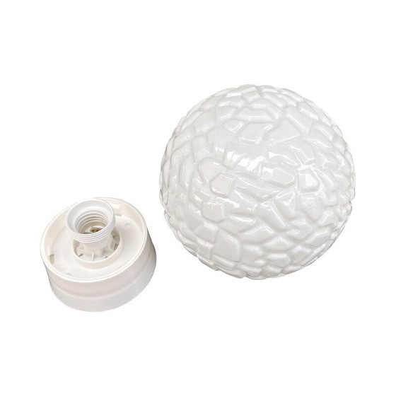 Image 1 of Applique vintage en verre blanc pour Elektrosvit Nové Zámky, Tchécoslovaquie 1960