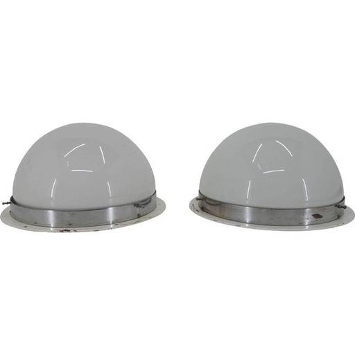 Lampe murale vintage chromée type 5888 r, Tchécoslovaquie 1940