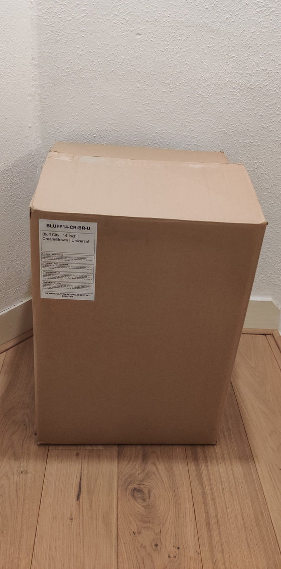 Image 1 of Roll & Hill Bluff City Cream Brown 14 Inch New In Box