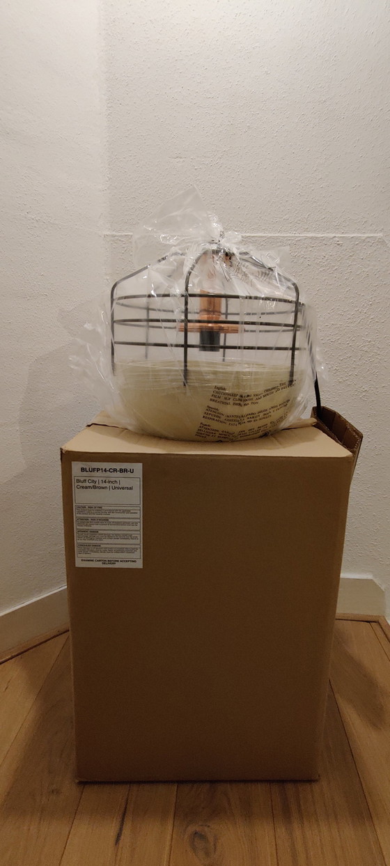 Image 1 of Roll & Hill Bluff City Cream Brown 14 Inch New In Box