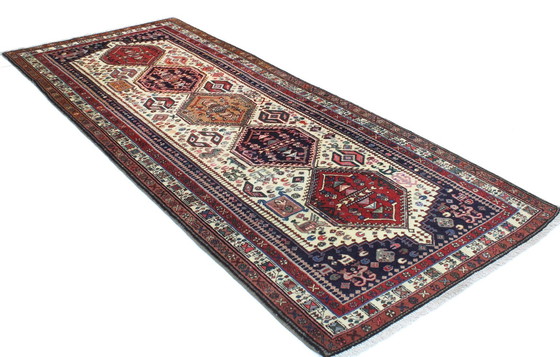 Image 1 of Tapis persan original noué à la main Ardebil Ancien 302 X 127 cm