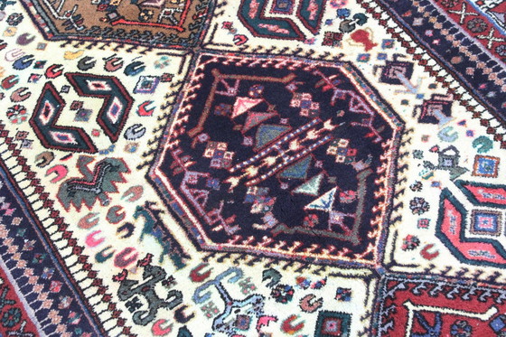 Image 1 of Tapis persan original noué à la main Ardebil Ancien 302 X 127 cm