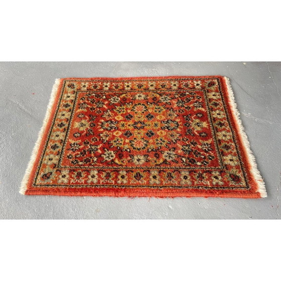 Image 1 of Tapis vintage en laine vierge, Belgique 1990