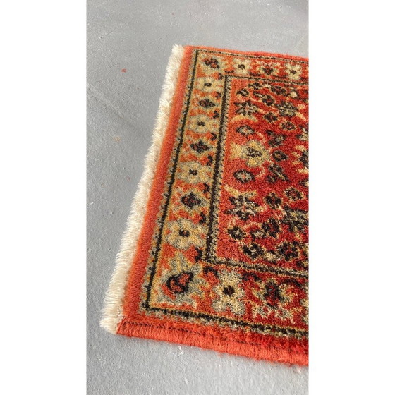 Image 1 of Tapis vintage en laine vierge, Belgique 1990