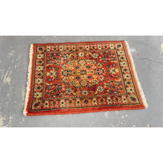 Image 1 of Tapis vintage en laine vierge, Belgique 1990