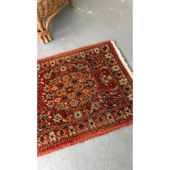Image 1 of Tapis vintage en laine vierge, Belgique 1990