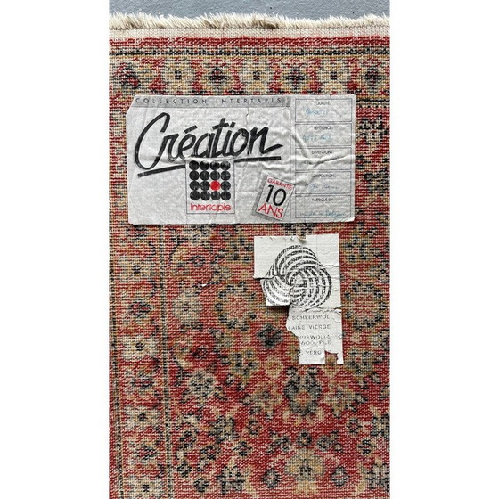 Image 1 of Tapis vintage en laine vierge, Belgique 1990