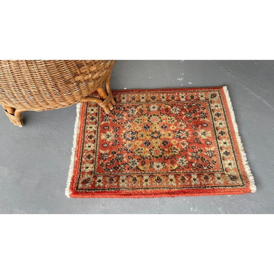 Image 1 of Tapis vintage en laine vierge, Belgique 1990
