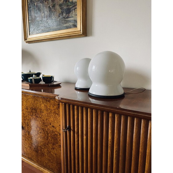 Image 1 of Paire de lampes de table vintage Scafandro par Sergio Asti pour Candle, Italie, années 1970