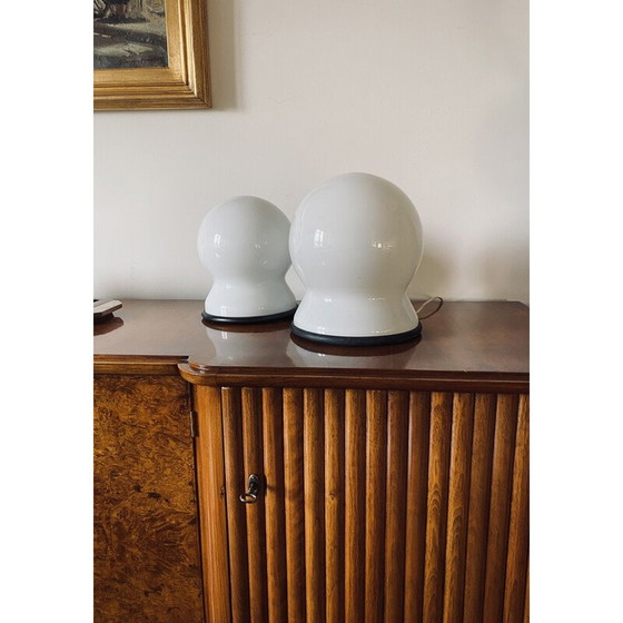 Image 1 of Paire de lampes de table vintage Scafandro par Sergio Asti pour Candle, Italie, années 1970