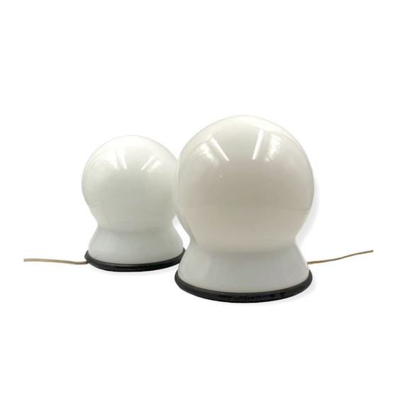 Image 1 of Paire de lampes de table vintage Scafandro par Sergio Asti pour Candle, Italie, années 1970