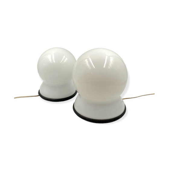 Image 1 of Paire de lampes de table vintage Scafandro par Sergio Asti pour Candle, Italie, années 1970