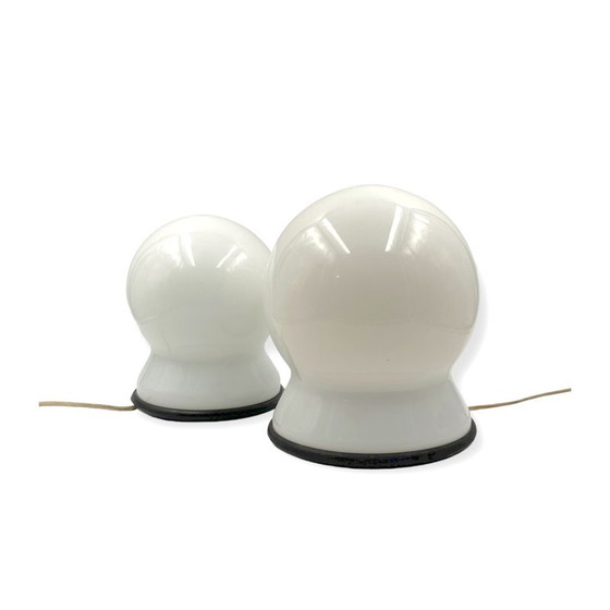 Image 1 of Paire de lampes de table vintage Scafandro par Sergio Asti pour Candle, Italie, années 1970