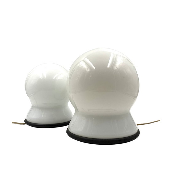 Image 1 of Paire de lampes de table vintage Scafandro par Sergio Asti pour Candle, Italie, années 1970